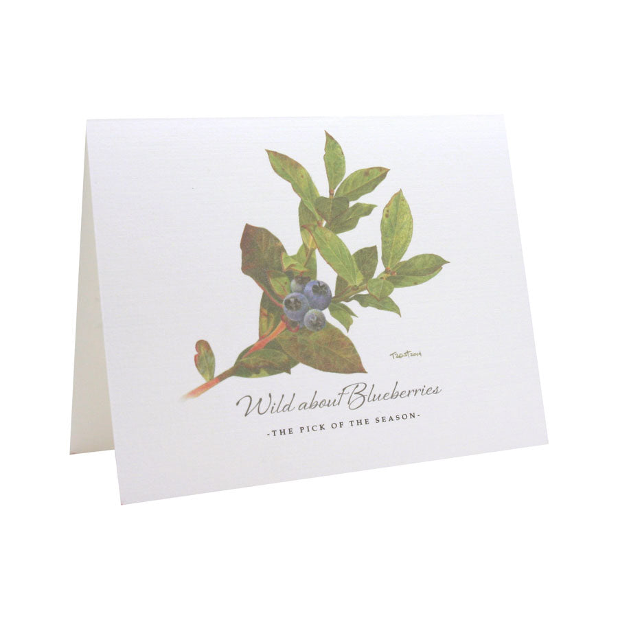 Wild About Blueberries NOTE CARD
