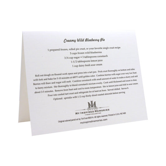 Wild About Blueberries NOTE CARD