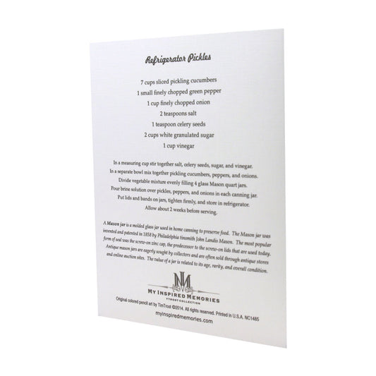 Preserving Family Traditions NOTE CARD