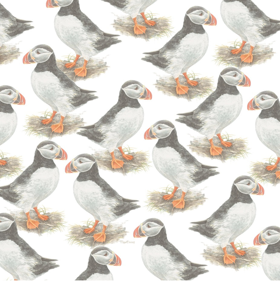 The Clowns of the Sea TEA TOWEL