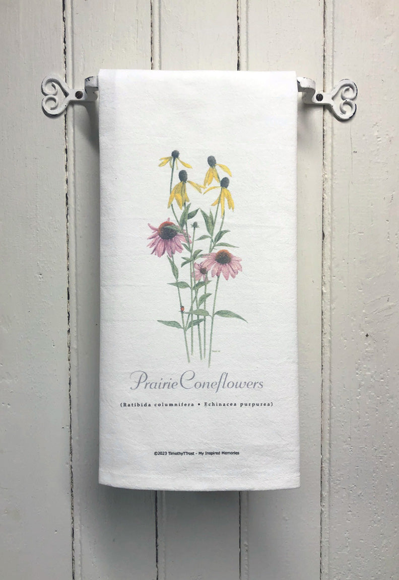 Prairie Coneflowers TEA TOWEL