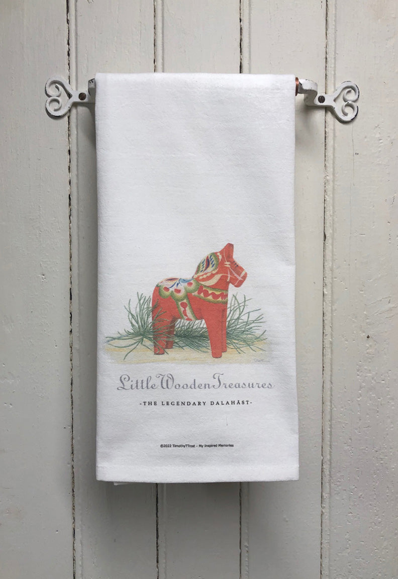 Little Wooden Treasures TEA TOWEL