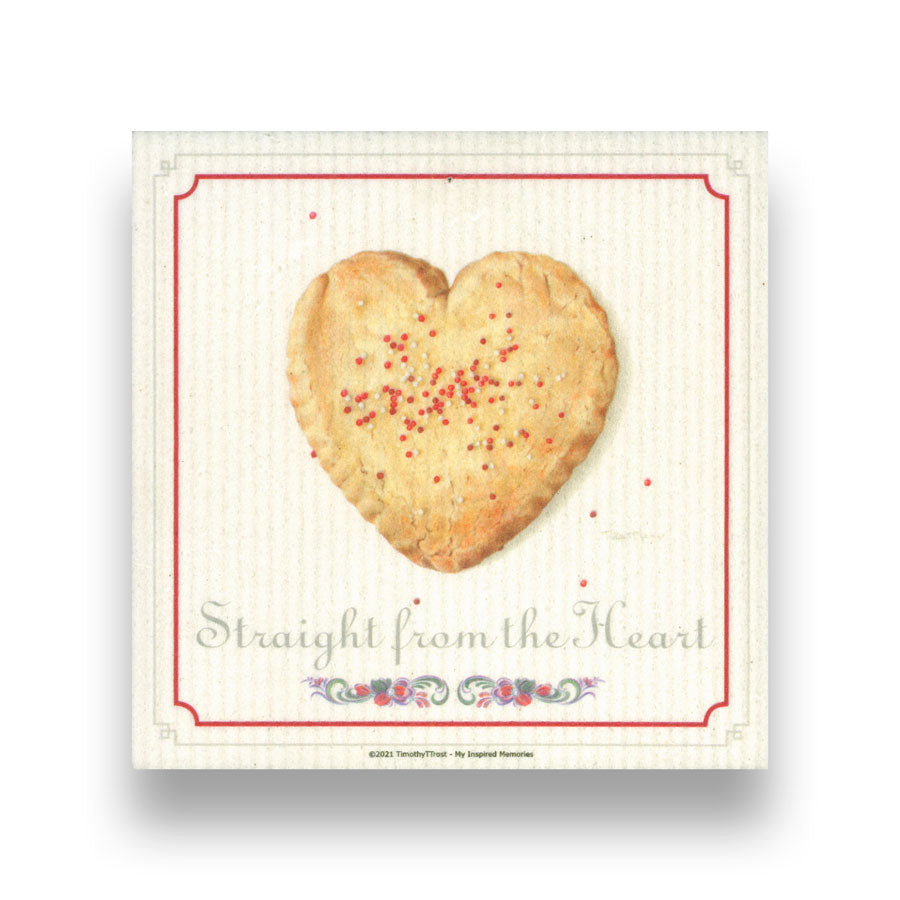 Straight from the Heart SWEDISH DISHCLOTH