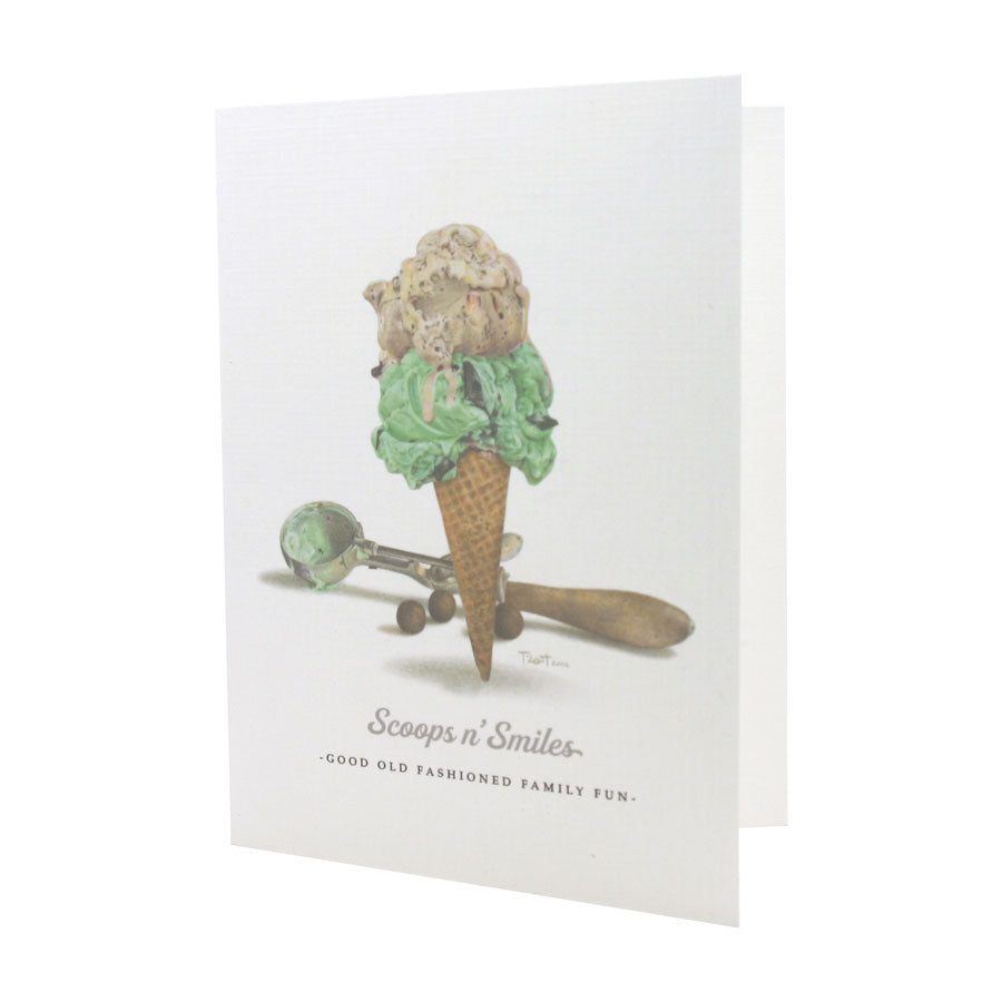 Scoops 'n Smiles NOTE CARD
