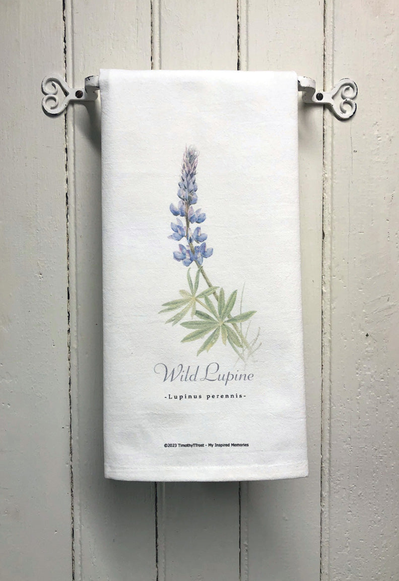 Wild Lupine TEA TOWEL