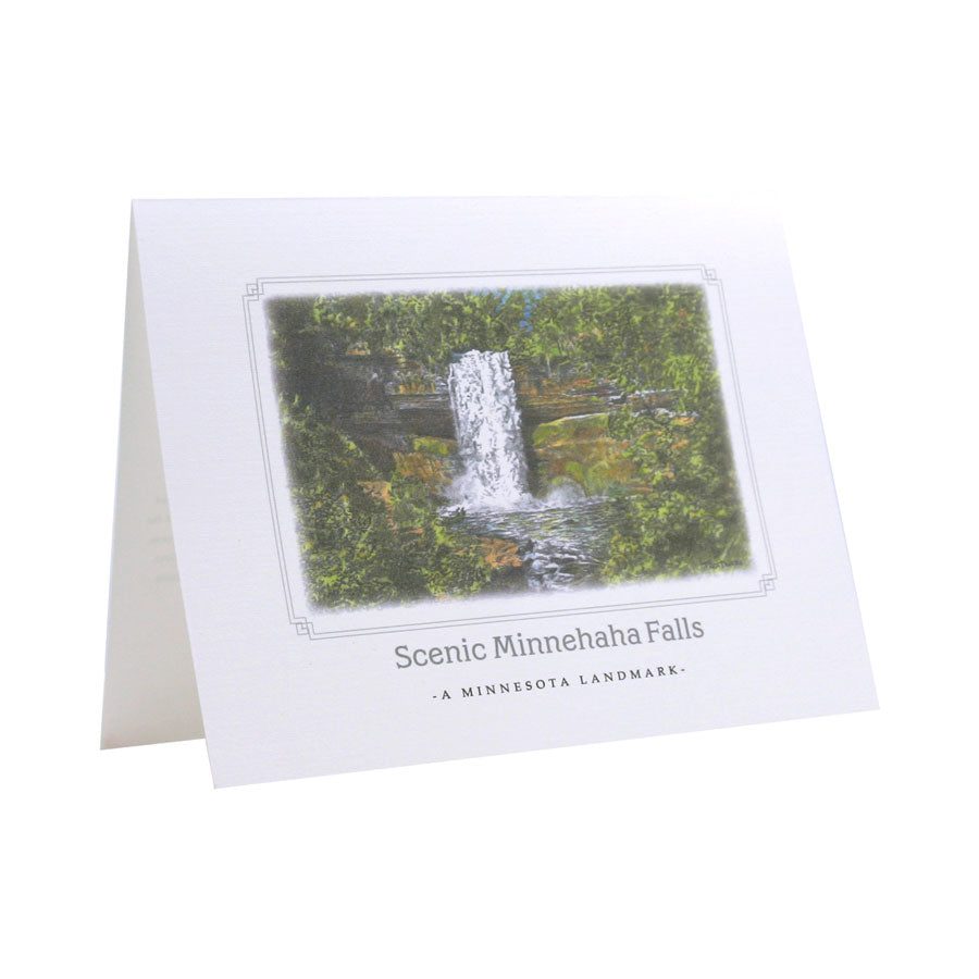 Scenic Minnehaha Falls NOTE CARD