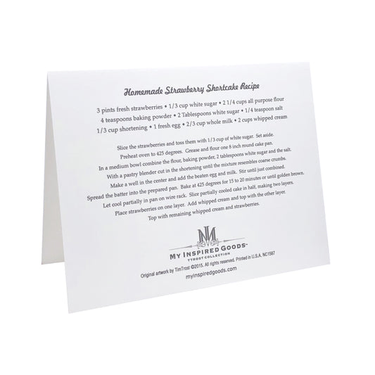 Taking a Shortcake Break NOTE CARD