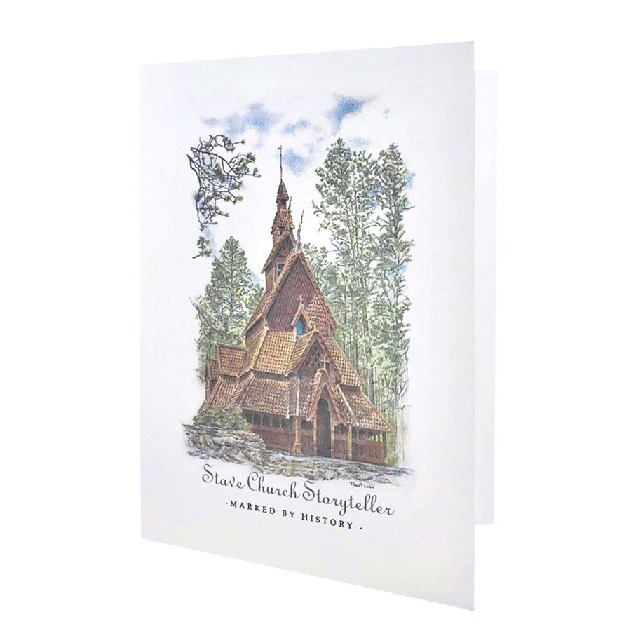 Stave Church Storyteller NOTE CARD