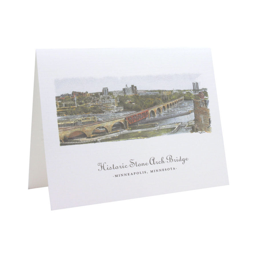 Historic Stone Arch Bridge NOTE CARD