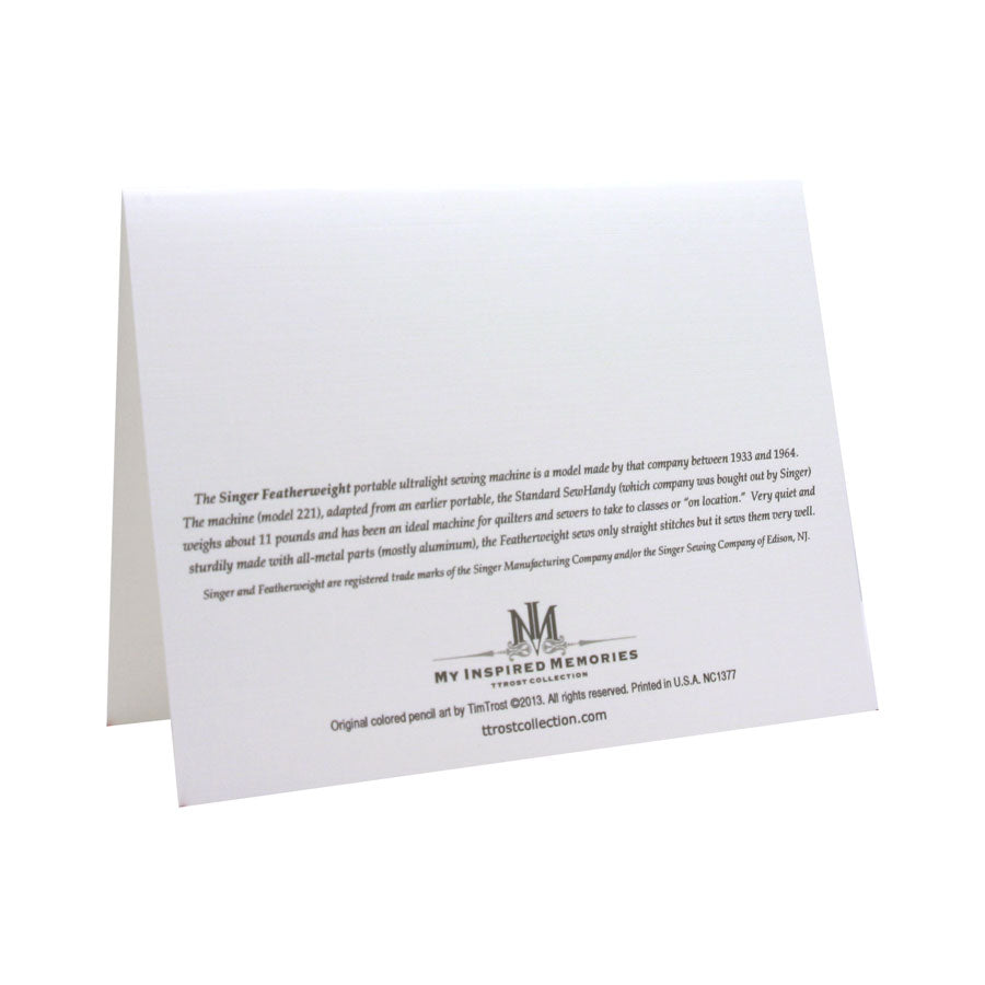 Seams Sew Sweet (The Vintage Featherweight) NOTE CARD