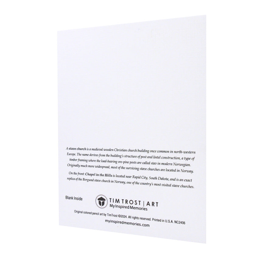 Stave Church Storyteller NOTE CARD