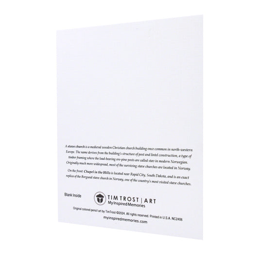 Stave Church Storyteller NOTE CARD