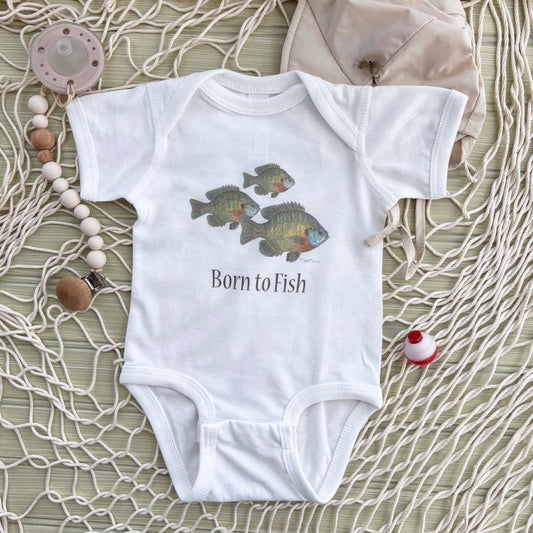 Born to Fish Baby Bodysuit