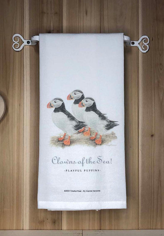 Clowns of the Sea TEA TOWEL